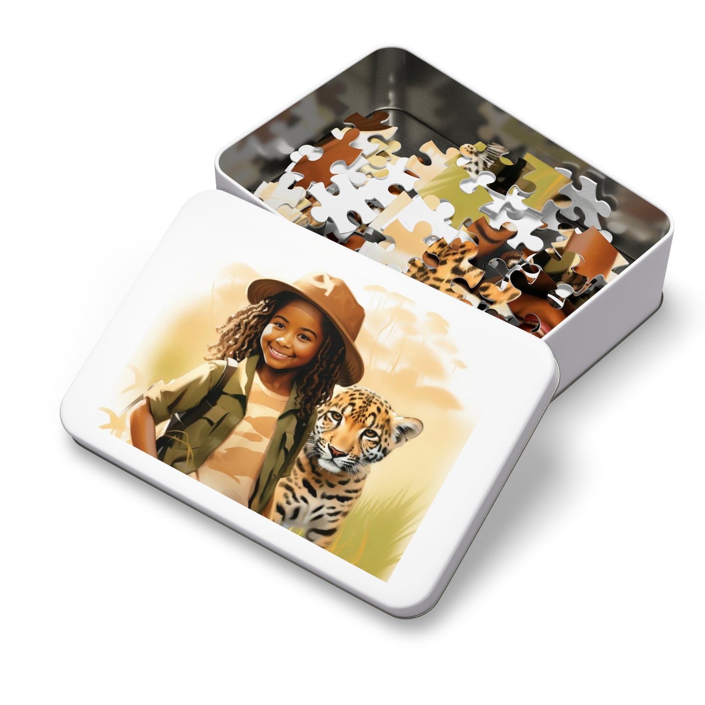 Personalized Children's Puzzles - Educational toy, Inspiration, learning objective, lesson plan, homeschool curriculum, African American