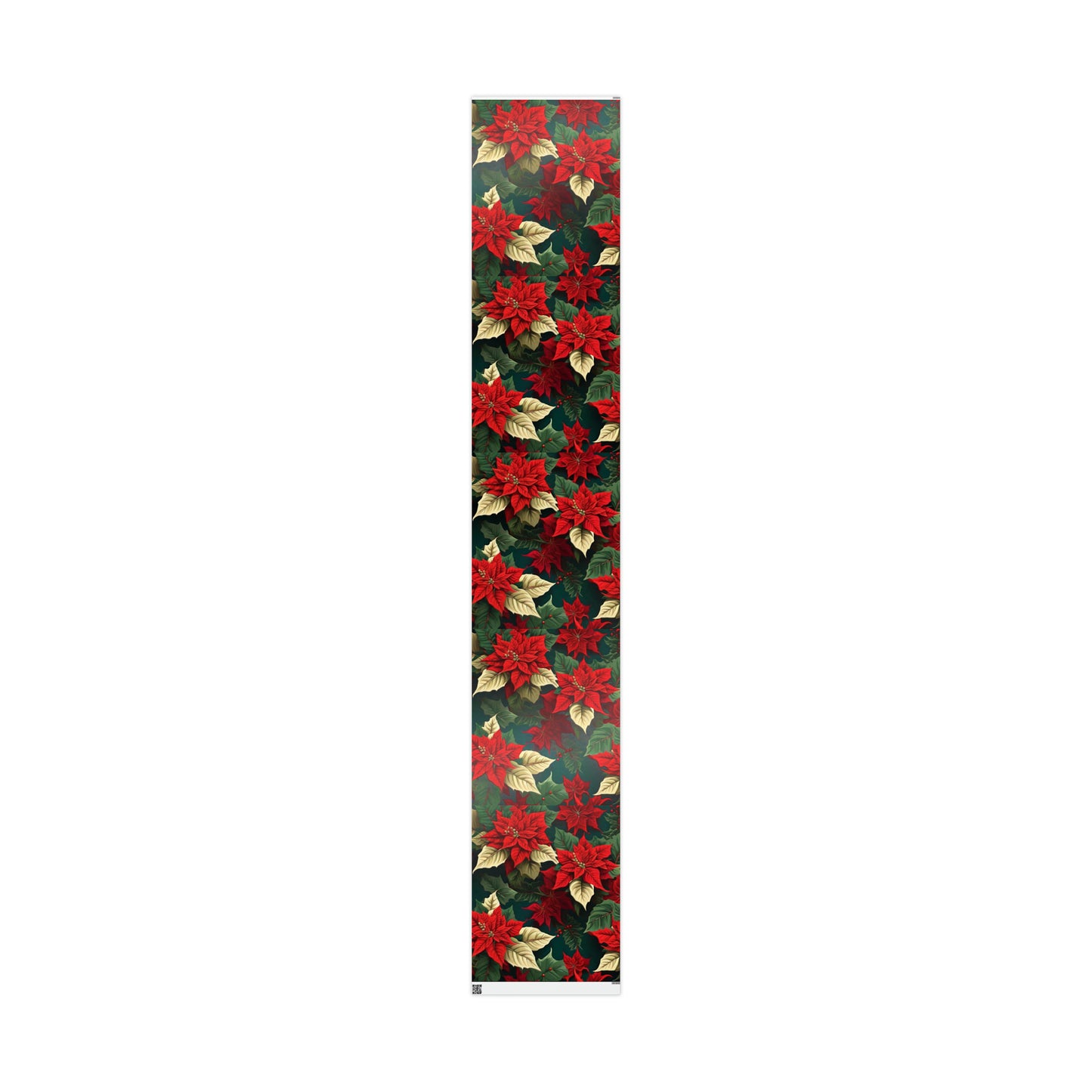 Christmas Poinsettia Wrapping Paper